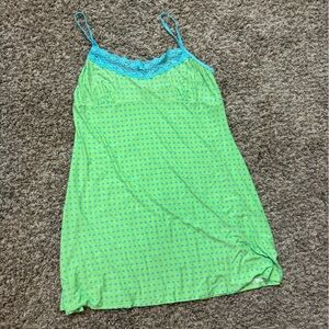 Blue and Green PJ Dress